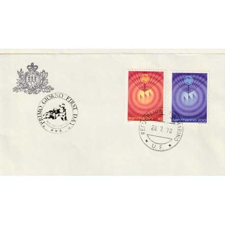 1978 FDC LIBERTAS SAN MARINO X GIORNATA MOND. TELECOM. MF81843