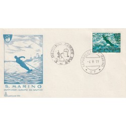 1979 FDC CAPITOLIUM SAN MARINO CAMP. EU. SCI NAUTICO MF81855