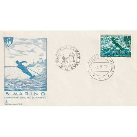 1979 FDC CAPITOLIUM SAN MARINO CAMP. EU. SCI NAUTICO MF81855