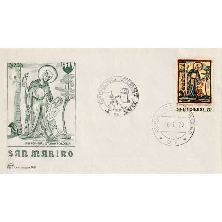 1979 FDC CAPITOLIUM SAN MARINO XIII CONGR. STOMATOLOGIA MF81857