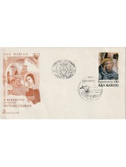 1980 FDC CAPITOLIUM SAN MARINO CENT. NASC. S.BENEDETTO DA NORCIA MF81860