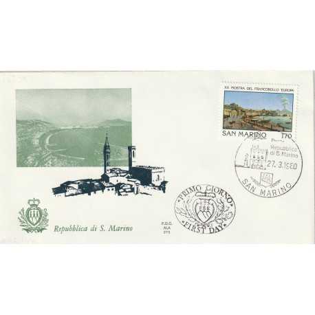 1980 FDC ALA SAN MARINO EXPO NAPOLI '80 MF81862