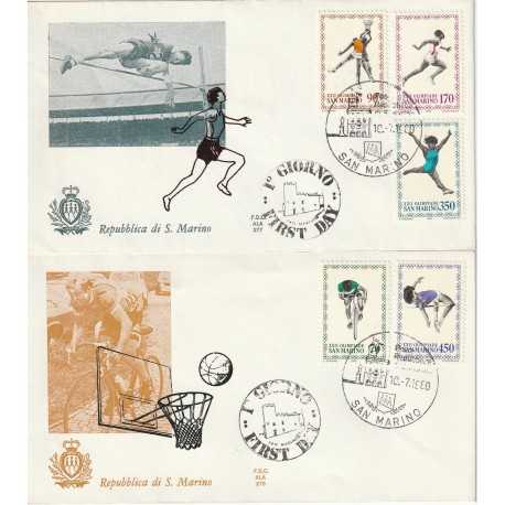 1980 FDC ALA SAN MARINO XXII OLIMPIADE MF81864