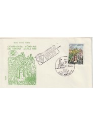 1980 FDC RODIA SAN MARINO CONF. MOND. DEL TURISMO MF81867