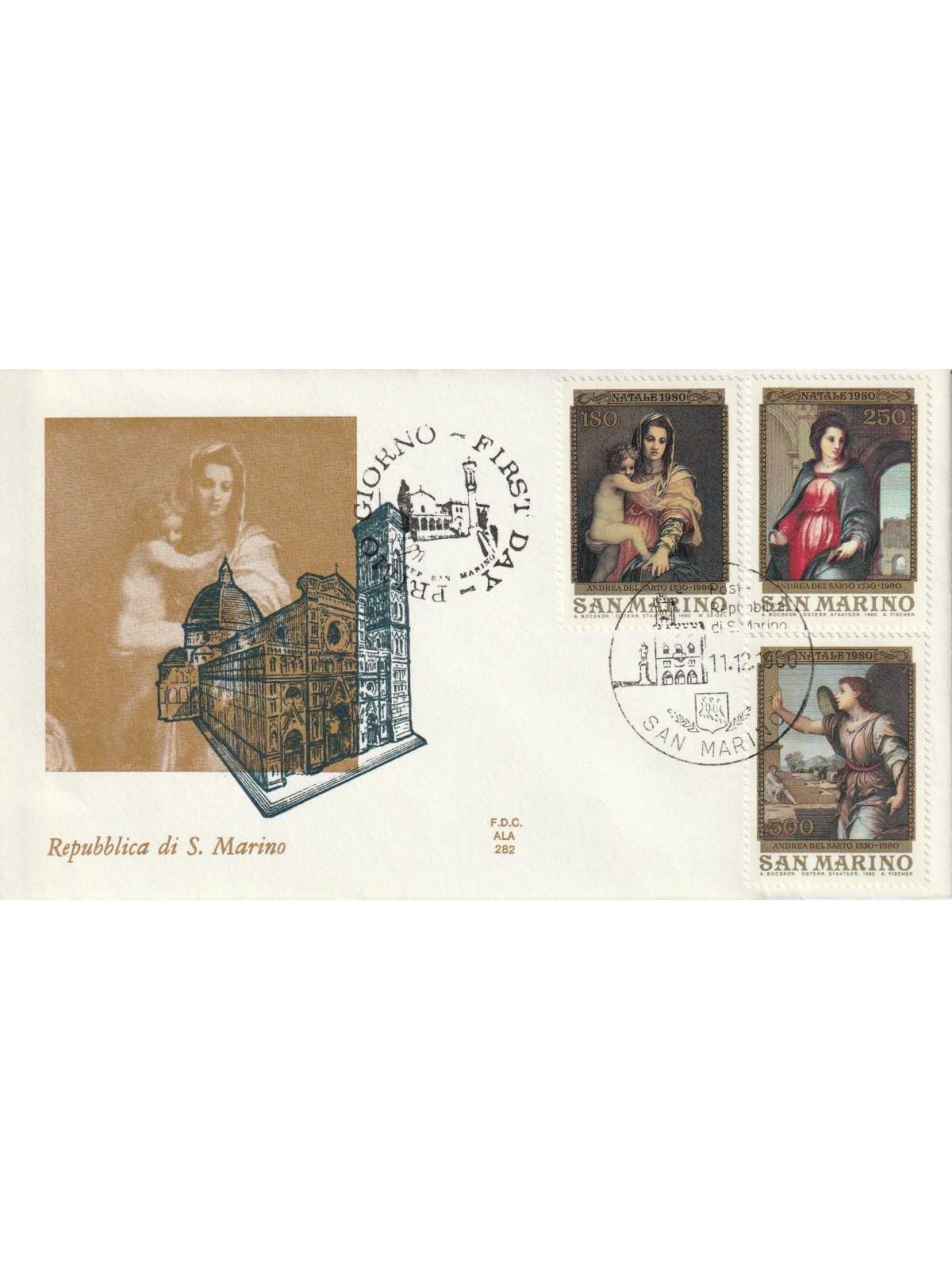 1980 FDC ALA SAN MARINO NATALE 1980 MF81868