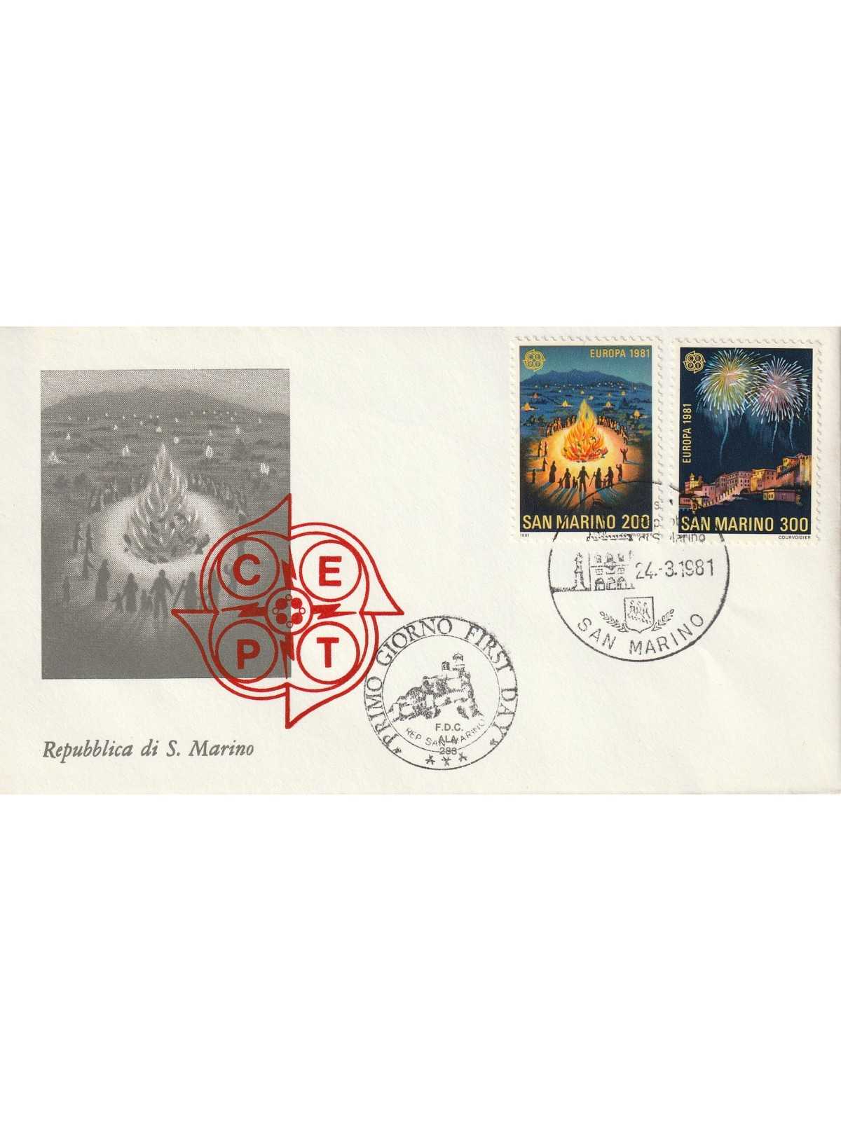 1981 FDC ALA SAN MARINO EUROPA 1981 MF81869