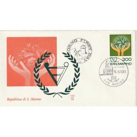 1981 FDC ALA SAN MARINO ANNO INT. HANDICAPPATI MF81870