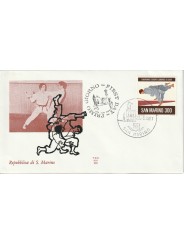 1981 FDC ALA SAN MARINO CAMP. EURO. JUNIORES JUDO MF81874