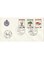 1981 FDC LIBERTAS SAN MARINO PIANO REGOLATORE MF81875