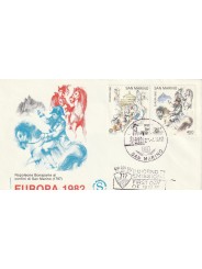 1982 FDC FILAGRANO SAN MARINO EUROPA. PRIMI AVV. STORICI MF81881