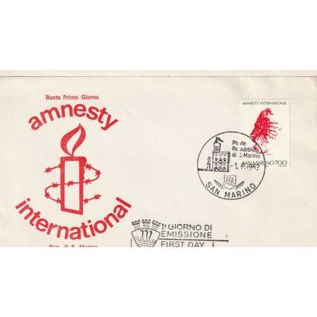 1982 FDC RODIA SAN MARINO AMNESTY INTERNATIONAL MF81887