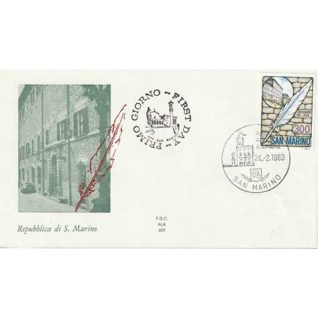 1983 FDC ALA SAN MARINO CENT. ISTIT. LICEO DI STATO MF81891