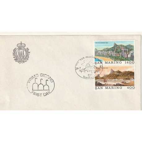 1983 FDC LIBERTAS SAN MARINO BRASILIANA '83 MF81896