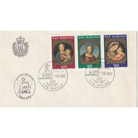 1983 FDC LIBERTAS SAN MARINO NATALE '83 MF81898