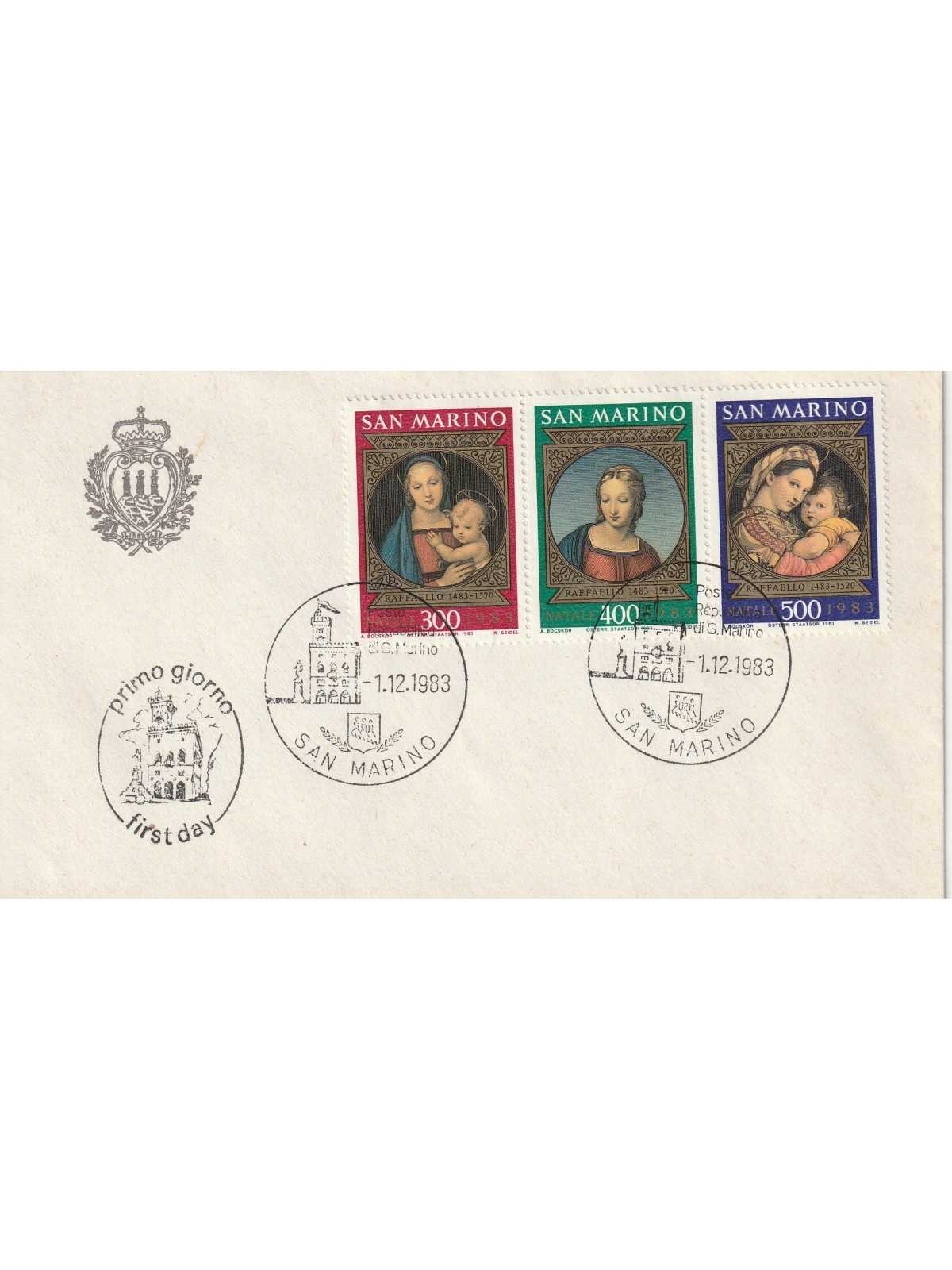 1983 FDC LIBERTAS SAN MARINO NATALE '83 MF81898