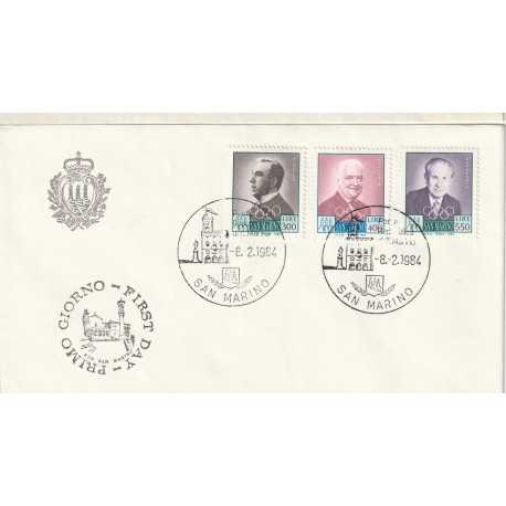 1984 FDC LIBERTAS SAN MARINO PRE OLIMPICA MF81899