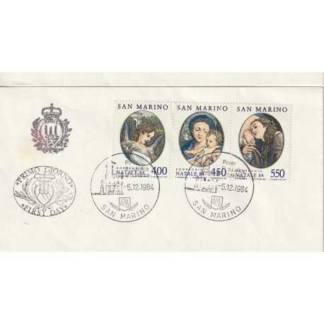 1984 FDC LIBERTAS SAN MARINO NATALE '84 MF81902