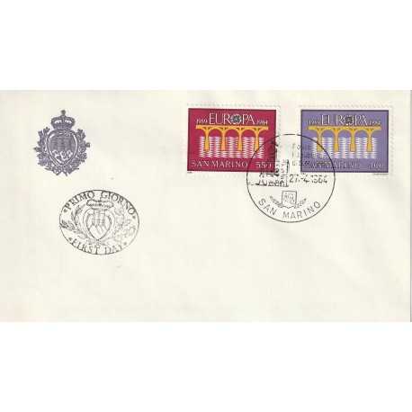 1984 FDC LIBERTAS SAN MARINO EUROPA '84 MF81903