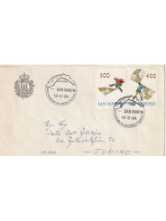 1984 FDC LIBERTAS SAN MARINO SBANDIERATORI MF81904