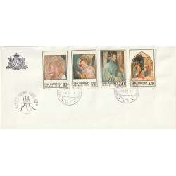 1979 FDC LIBERTAS SAN MARINO NATALE MF81909