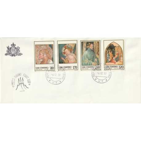 1979 FDC LIBERTAS SAN MARINO NATALE MF81909