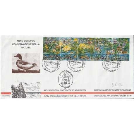 1995 FDC FILAGRANO SAN MARINO ANNO INTERNAZIONALE NATURA MF81917