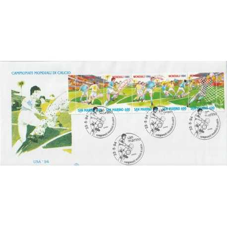 1994 FDC FILAGRANO SAN MARINO CAMPIONATI MONDIALI DI CALCIO MF81918