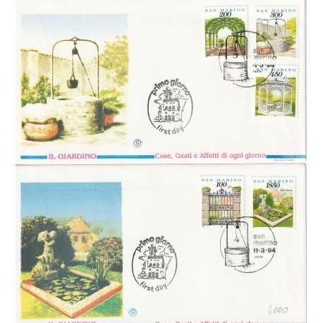 1994 FDC FILAGRANO SAN MARINO COSE GESTTI E AFFETTI DI OGNI GIORNO MF81921