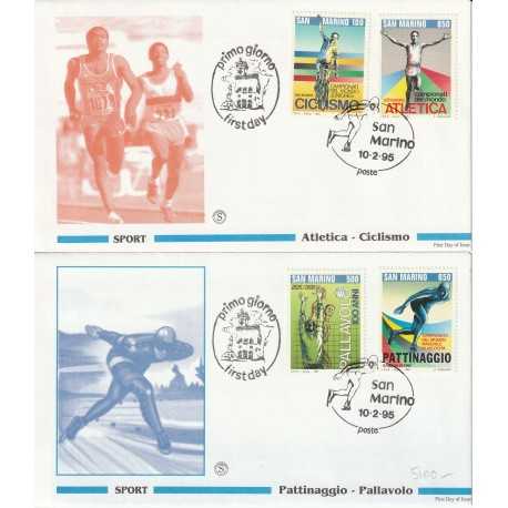 1995 FDC FILAGRANO SAN MARINO LO SPORT MONDIALE DEL 1995 MF81928