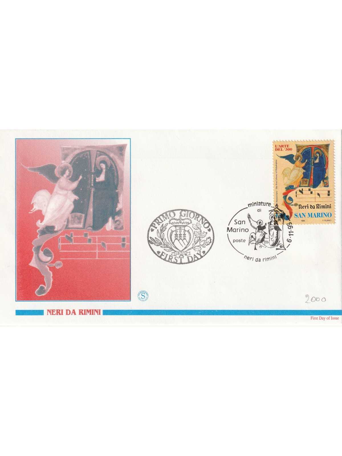 1995 FDC FILAGRANO SAN MARINO NERI DA RIMINI MF81937