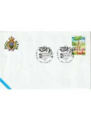 1997 FDC A.A.S.F.N. SAN MARINO EUROPA LIRE 750 STORIE E LEGGENDE MF81950