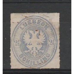 ANTICHI STATI LUBECCA 1863 AQUILA 1 VAL SG N 11 MF55789