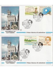 1998 FDC SAN MARINO BICENTENARIO NASCITA LEOPARDI MF81962