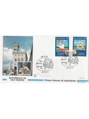 1998 FDC SAN MARINO 50 FIERA INT. DEL FRANCOBOLLO MF81963