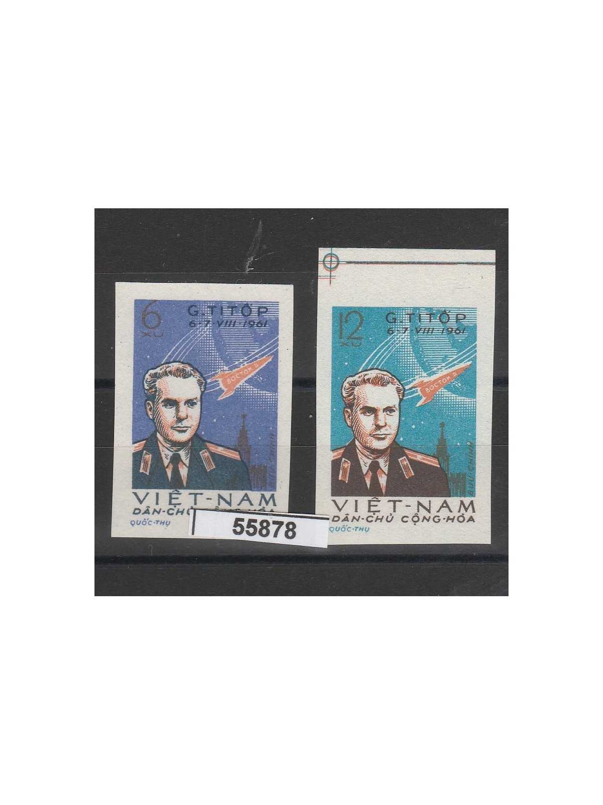 1961 VIETNAM DEL NORD TITOV 2 VAL MNH MF55875