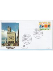 2000 FDC SAN MARINO IL FUTURO VISTO DAI GIOVANI MF81980