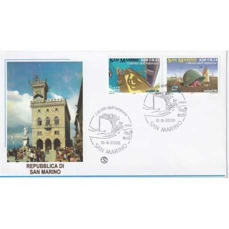 2000 FDC SAN MARINO I DIRITTI DELL'INFANZIA MF81987