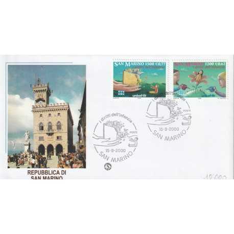 2000 FDC SAN MARINO I DIRITTI DELL'INFANZIA MF81987