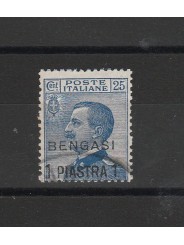 1911 LEVANTE BENGASI MICHETTI SASSONE N 2 SOPRASTAMPA 1 VAL USATO MF55923