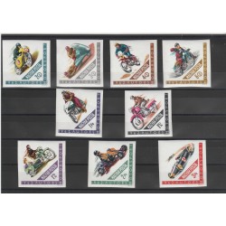 1962 UNGHERIA SPORT A MOTORE 9 VAL ND MNH MF55894