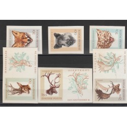 1966 UNGHERIA TROFEI DI CACCIA 6 V ND MF55918