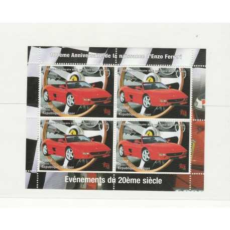 NIGER 1998 SPORT AUTO FERRARI 1 BF MNH MF56029