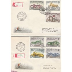 1985 UNGHERIA MOTO 2 BUSTE RACCOMANDATE MF56037