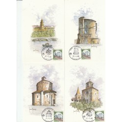 1988 SPORTELLI FILATELICI 9 CARTOLINE - CEI N 26A FDC MF56075