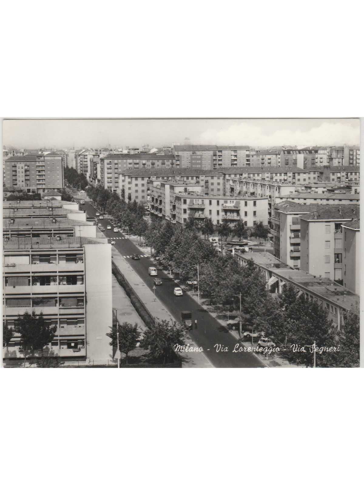 CARTOLINA LOMBARDIA MILANO VIA LORENTEGGIO VIA SEGNERI MF56246