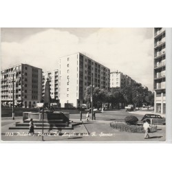 CARTOLINA LOMBARDIA MILANO P.ZZA DE ANGELIS VIAGGIATA MF56106