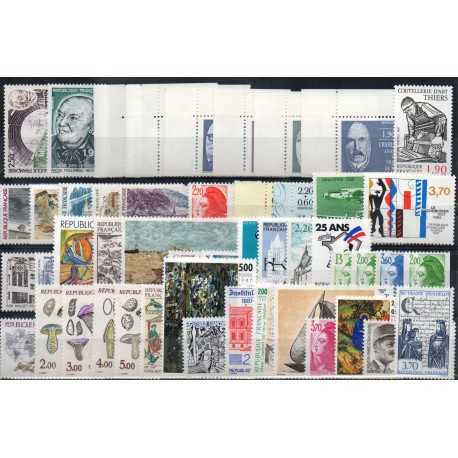 1987 FRANCIA ANNATA COMPLETA 49 VALORI NUOVI MNH MF28794