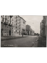 CARTOLINA LOMBARDIA MILANO VIA IMBRIANI SCRITTA MF56113