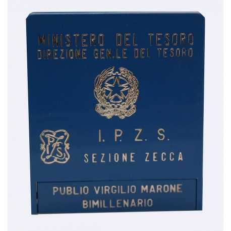 1981 REPUBBLICA ITALIANA LIRE 500 BIMILLENARIO VIRGILIO FDC CONFEZIONE ZECCA MF23710