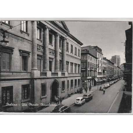 CARTOLINA LOMBARDIA MILANO VIA MONTE NAPOLEONE MF57168